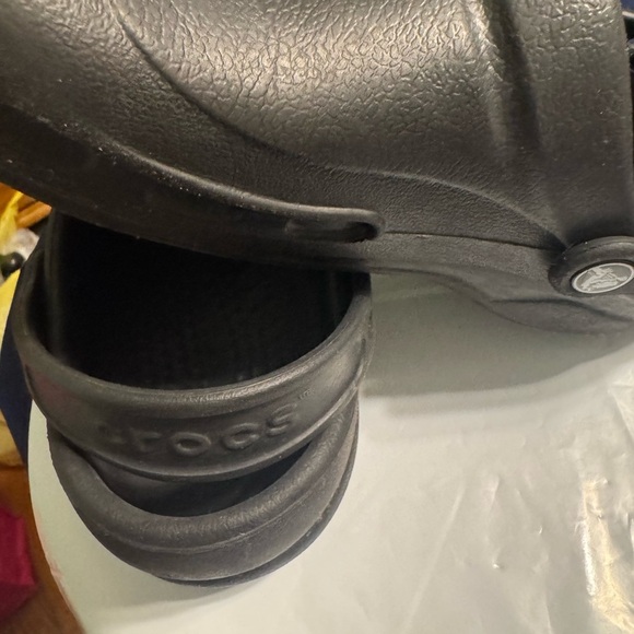 Crocs Women's 8 Men’s 6 Specialist Vent Lightweight  Black Clog Shoes Work EUC - Picture 6 of 10